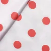RASO STAMPATO POIS ROSSO