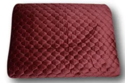 RIVIERA SWEET PLAID TRAPUNTATO VELOUR BORDEAUX