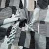 SCAMPOLO ARREDO FANTASIA GEOMETRICA GRIGIA