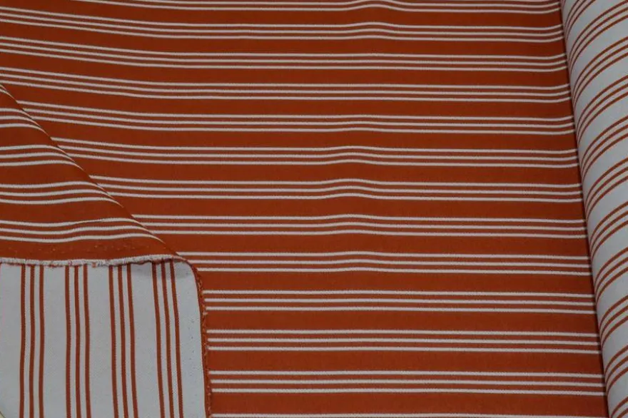 SCAMPOLO CREPE ACETATO/VISCOSA RIGA ARANCIO