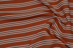 SCAMPOLO CREPE ACETATO/VISCOSA RIGA ARANCIO