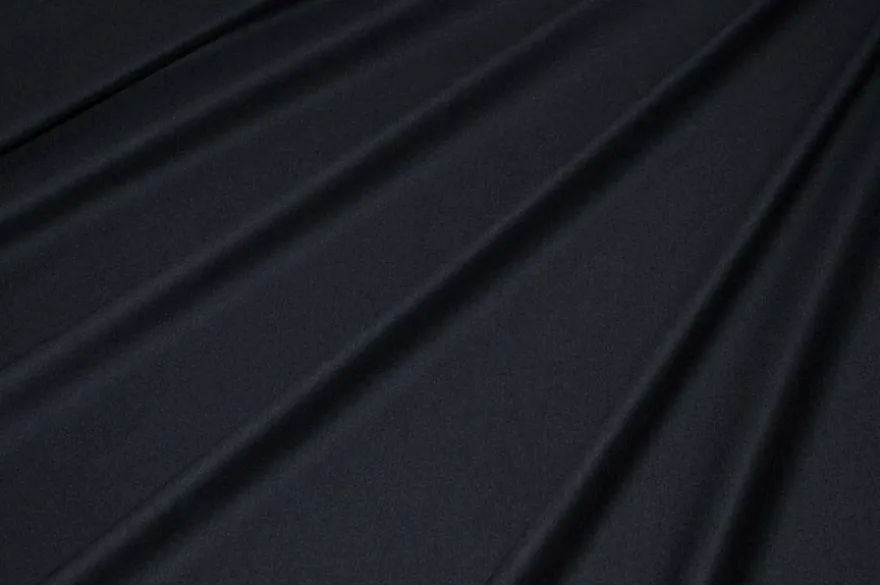 SCAMPOLO MAGLINA IN COTONE BIELASTICO NERO