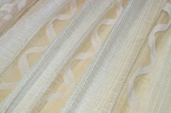 SCAMPOLO ORGANZA AVORIO CON INSERTO CINIGLIA