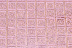 SCAMPOLO PIZZO MACRAME ROSA