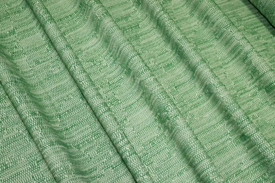 SCAMPOLO PURO COTONE EFFETTO CHANEL VERDE
