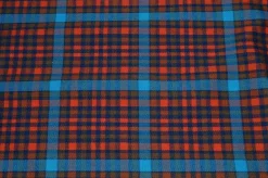 SCAMPOLO TARTAN ROSSO/AZZURRO