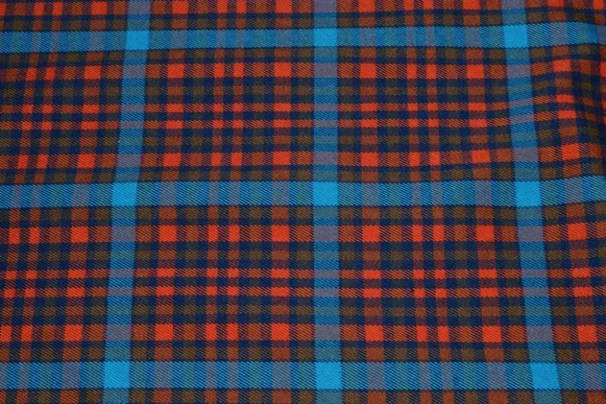 SCAMPOLO TARTAN ROSSO/AZZURRO