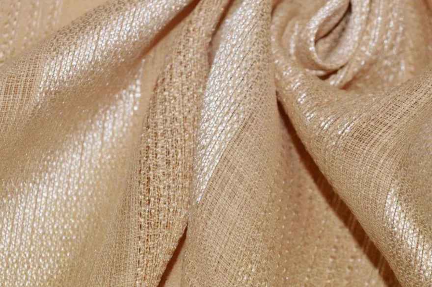 SCAMPOLO TENDA BEIGE RIGHE ORO