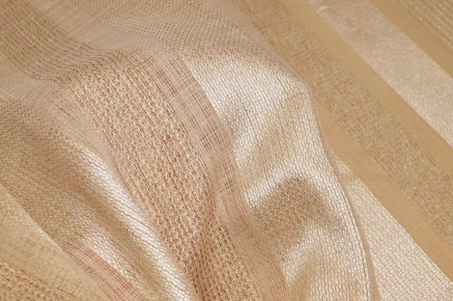 SCAMPOLO TENDA BEIGE RIGHE ORO
