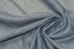 SCAMPOLO TENDA MISTO LINO BLU MELANGE