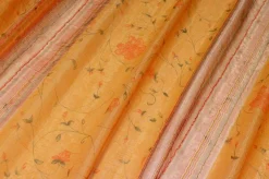 SCAMPOLO TENDA ORGANZA FIORE ARANCIO