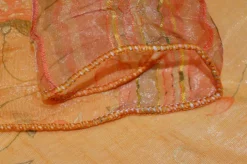 SCAMPOLO TENDA ORGANZA FIORE ARANCIO