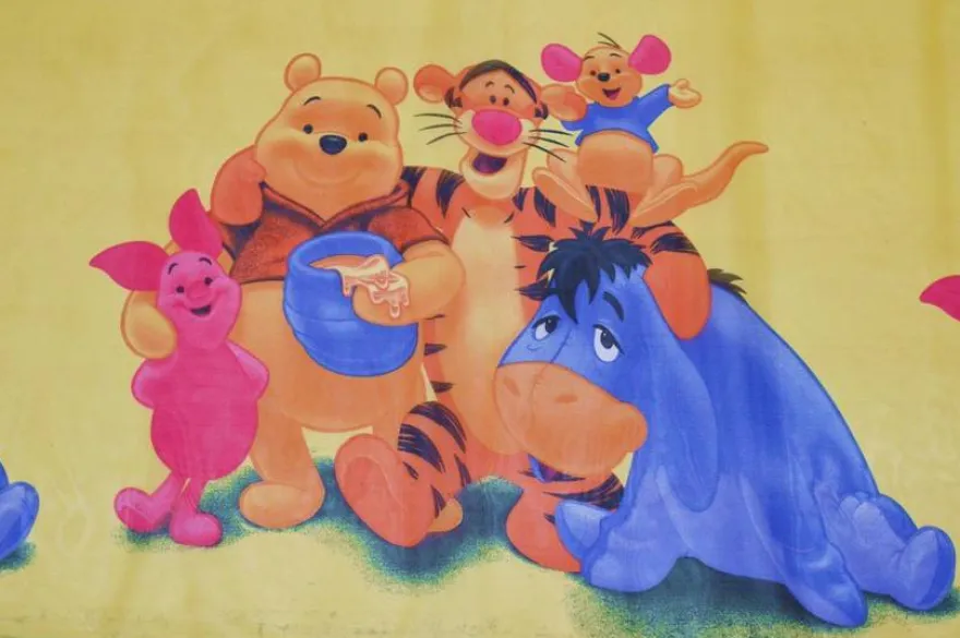 SCAMPOLO TENDA VELO DISNEY WINNIE POOH GIALLO