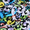 SCAMPOLO VISCOSA FANTASIA MULTICOLOR FONDO NERO