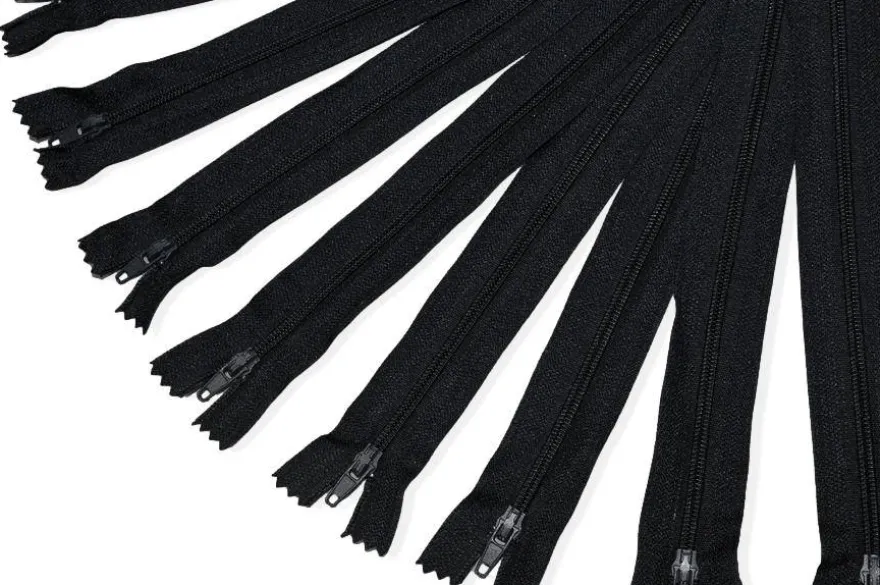 SET 5 CERNIERE AUTOBLOCCANTI 60 CM COLORE NERO