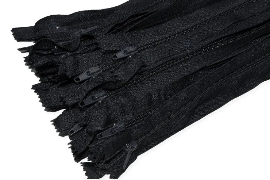 SET 5 CERNIERE AUTOBLOCCANTI 60 CM COLORE NERO