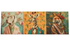 SET 3 PANNELLI DISEGNO ANIMALI 2 CM 47x47