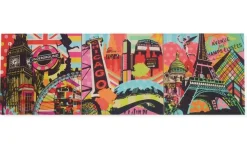 SET 3 PANNELLI DISEGNO CITY 1 CM 47x47