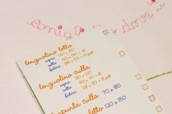 SET 3 PEZZI CULLA DISEGNO CONIGLIETTO AMACA ROSA
