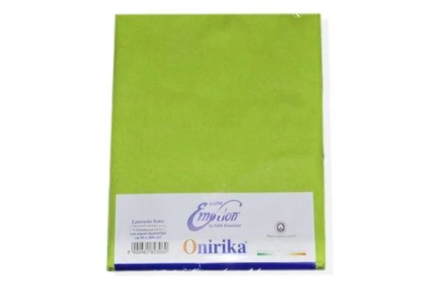 SOTTOLENZUOLO ONIRIKA PURO COTONE CON ANGOLI ELASTICIZZATI UNA PIAZZA