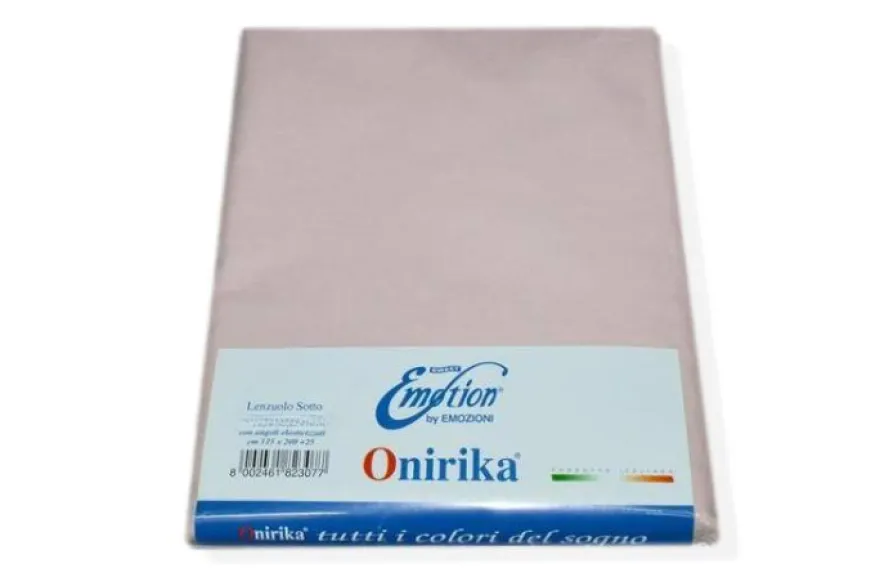 SOTTOLENZUOLO ONIRIKA PURO COTONE CON ANGOLI ELASTICIZZATI MATRIMONIALE