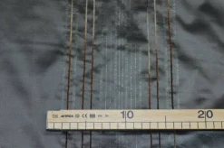 TAFFETA' RIGATO GRIGIO ACCIAIO ALTEZZA CM 300