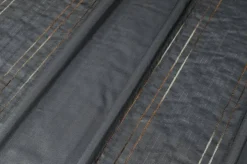 TAFFETA' RIGATO GRIGIO ACCIAIO ALTEZZA CM 300