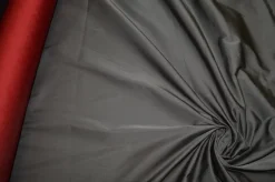 TAFFETAS DOUBLE GRIGIO/ROSSO