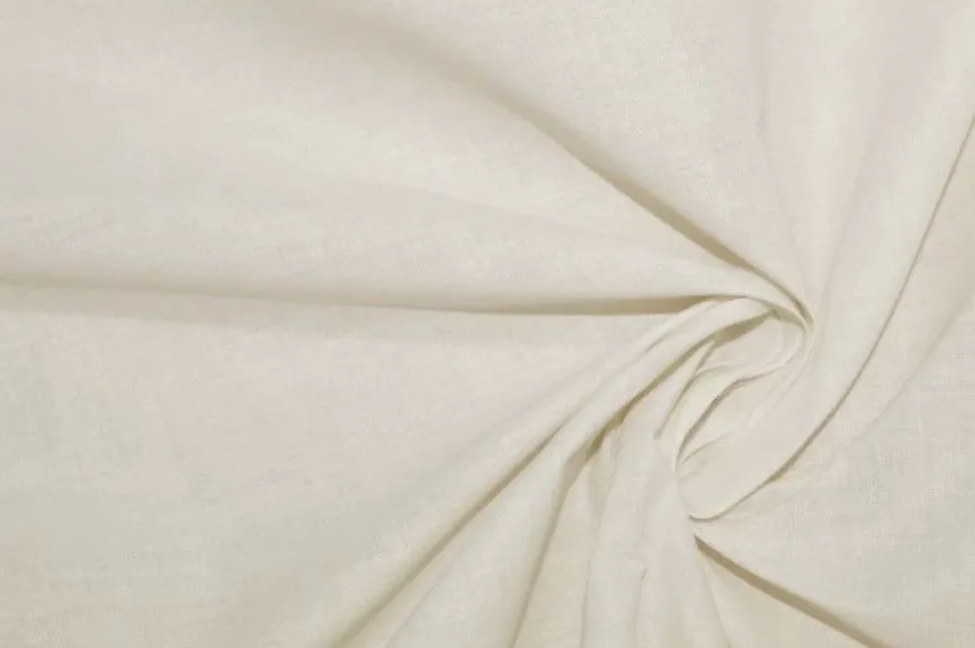 TELA MISTO COTONE LEGGERA COLORE NATURALE