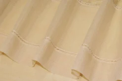 TENDINO BEIGE CON RICAMO CENTRALE