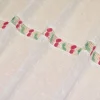 TENDINO CON INCASSO PIZZO MACRAME' CILIEGIE