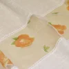 TENDINO CON INSERTO ORGANZA FIORE ARANCIONE