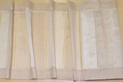 TENDINO IN ORGANZA MISTO LINO RIGONE BEIGE
