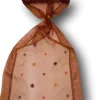 TENDINO ORGANZA CON FIORELLINO RICAMATO