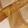 TENDINO ORGANZA ORO CANGIANTE OCRA