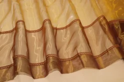 TENDINO ORGANZA ORO CANGIANTE OCRA