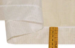 TENDINO ORGANZA QUADRETTO BIANCO
