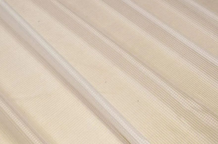 TENDINO ORGANZA QUADRETTO BIANCO