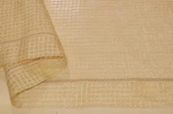 TENDINO ORGANZA QUADRETTO ORO