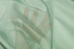 TENDINO ORGANZA QUADRETTO VERDE