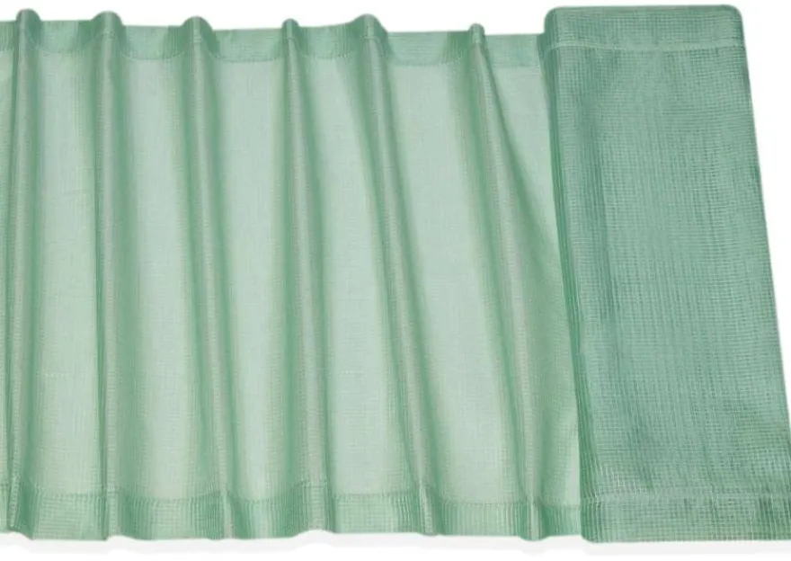 TENDINO ORGANZA QUADRETTO VERDE