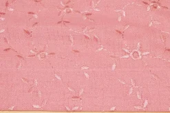 TENDINO RICAMATO ROSA VIVO LARGHEZZA CM 49.50 E 63