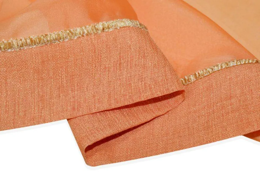 TENDINO VELO ARANCIO CON INSERTO IN CINIGLIA