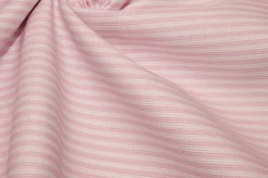 TESSUTI COORDINATI PIQUET MILLE RIGHE ROSA