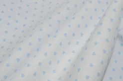 TESSUTI COORDINATI PIQUET MILLE RIGHE AZZURRO