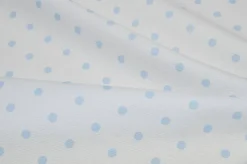 TESSUTI COORDINATI PIQUET MILLE RIGHE AZZURRO