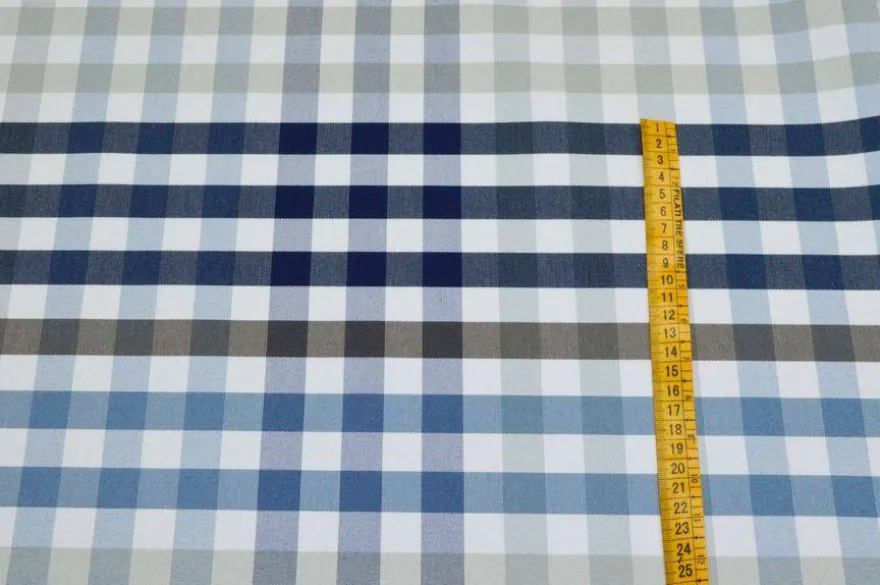 TESSUTO ANTIMACCHIA MULTICOLOR AZZURRO