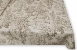 TESSUTO ANTIMACCHIA PURO COTONE TOILE DE JOUY BEIGE