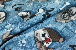 TESSUTO ARREDO FANTASIA CANI