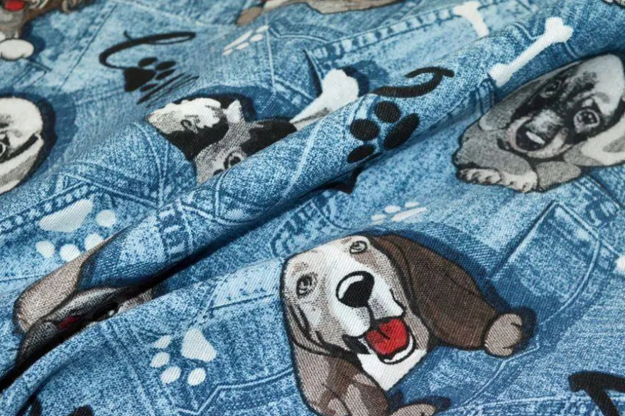 TESSUTO ARREDO FANTASIA CANI